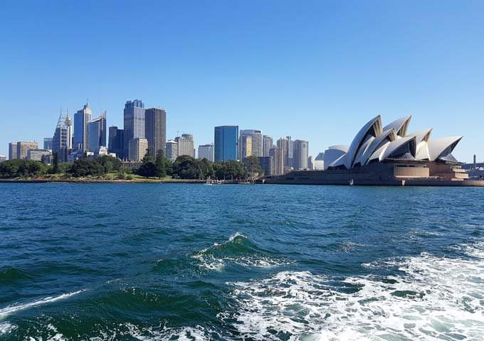 Magnificent views from ferry ride to Manly