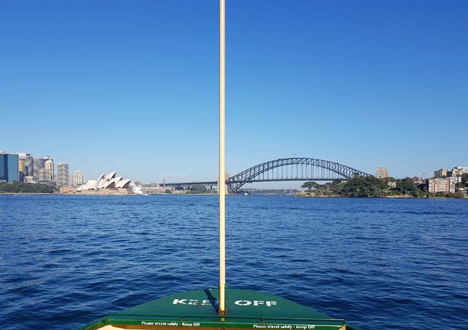 Ferry terminal between Opera House and Harbour Bridge