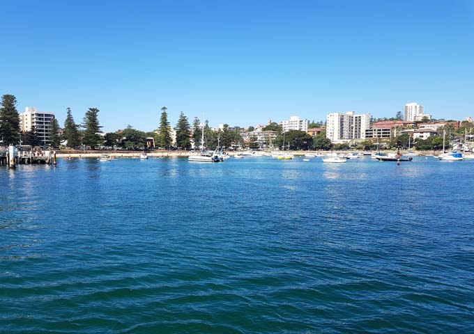 There are 2 beaches at Manly