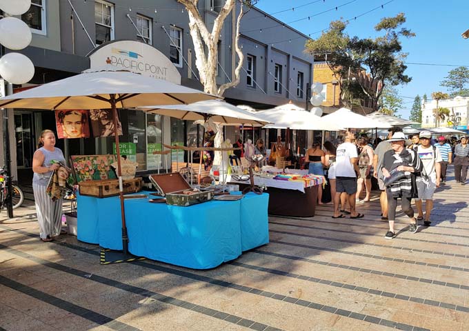 Weekend street markets around the Sebel Manly