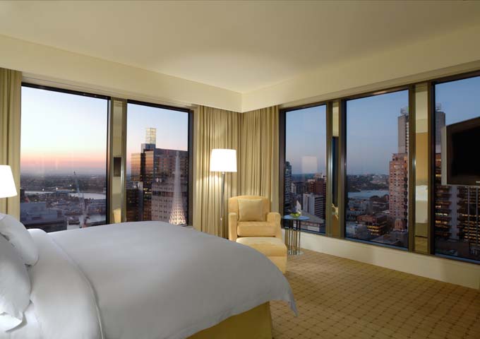 The Suites in the modern tower have fantastic views