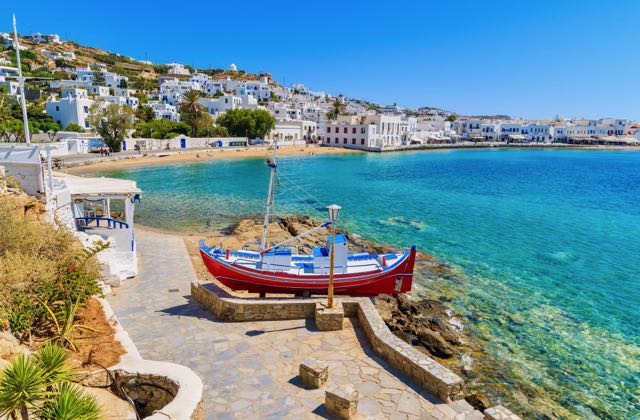 You don't need a rental car if staying in Mykonos Town.