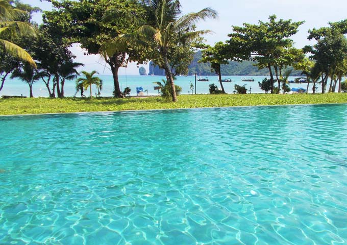 Amazing sea views from the the infinity pool of PP Princess Resort