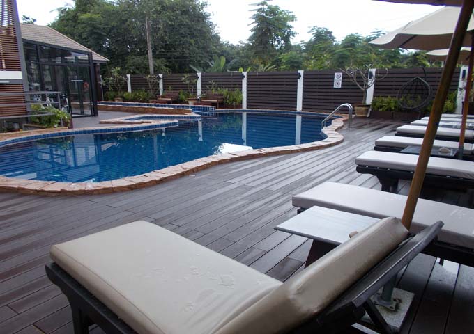 Small pool at new boutique hotel, The Gallery at Koh Chang