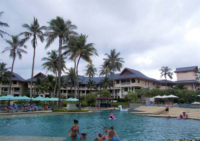 Large kids-friendly pool at luxurious and charming resort