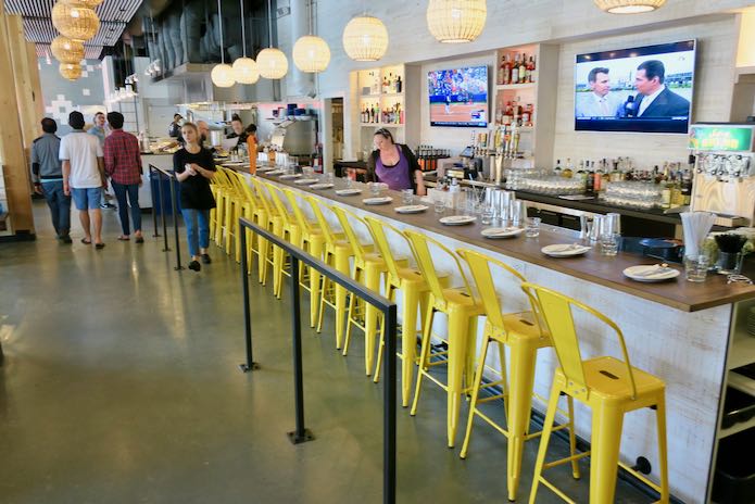 Bar and restaurant at Super Bueno.