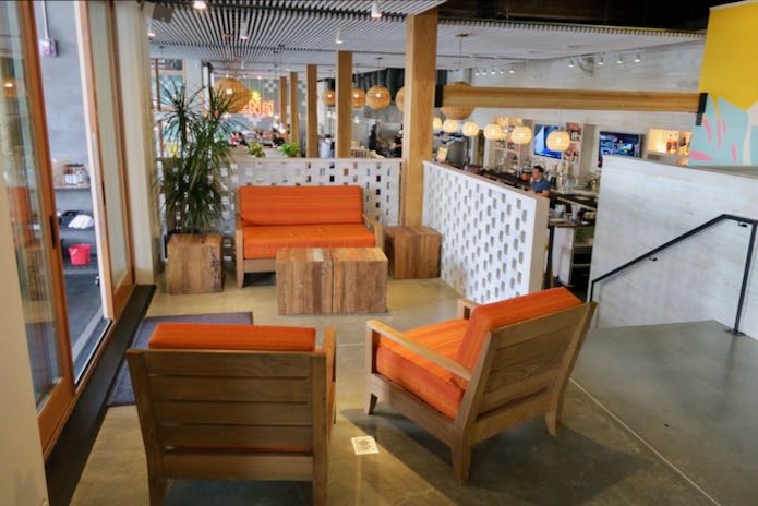 Cafe area at Super Bueno Family Restaurant.