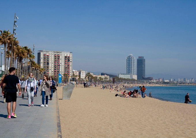 The best beach in Barcelona