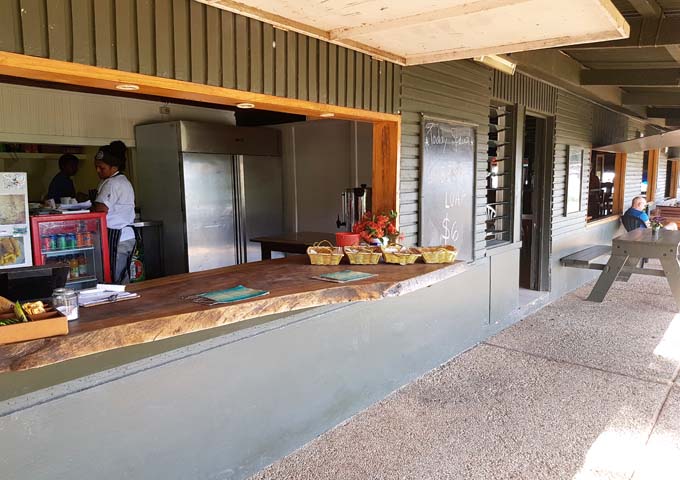 Popular Travellers Beach Cafe in Wailoaloa.