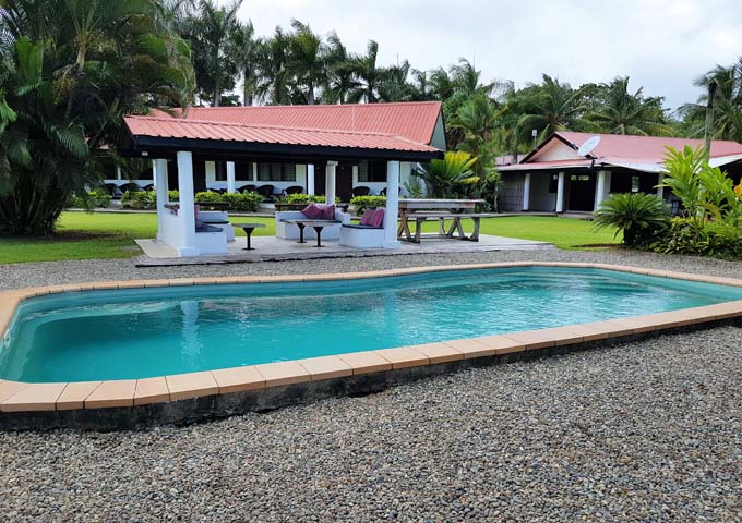 Pleasant pool at the resort.