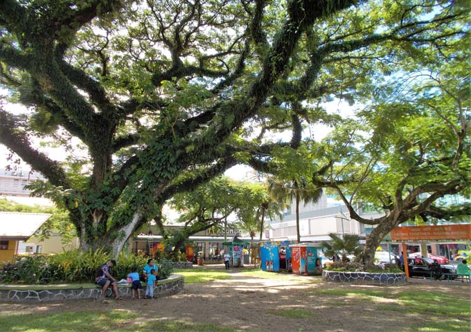 Relaxing at Ratu Sakuna Park nearby.