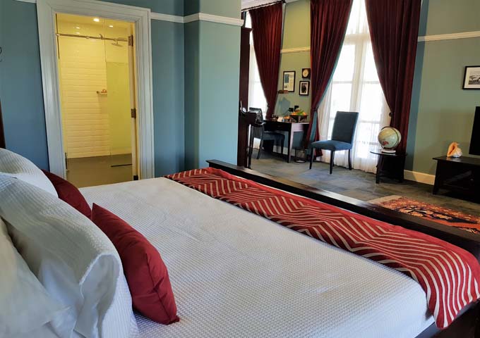 Royal Suites feature charming old-world decor.