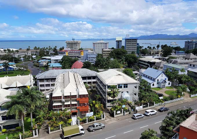 Southern Suva around the hotel is pleasant.