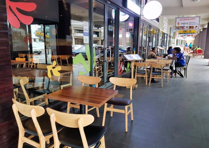 There are many good cafes at Jetpoint shopping centre.