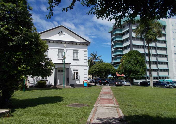 Southern Suva has a mix of old and new architecture.