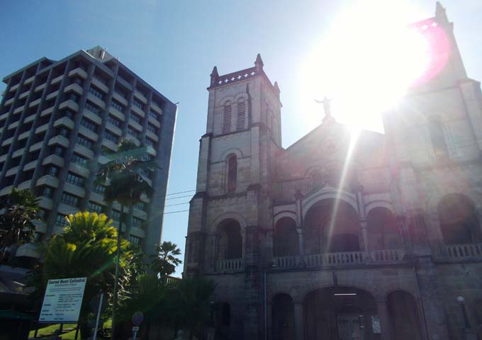 Historic Sacred Heart Cathedral is close to the Hotel.