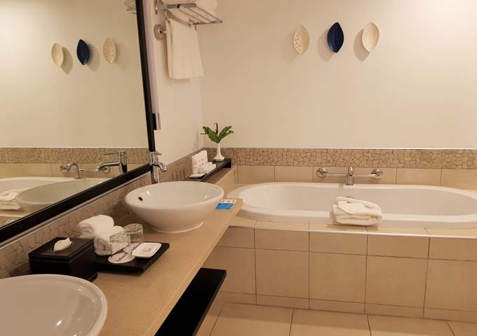 Even standard rooms have very nice bathrooms.