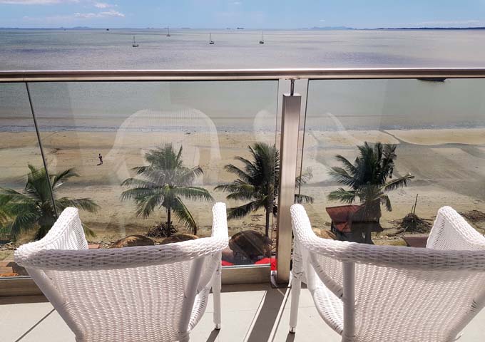 Beachfront Suites have great ocean views.