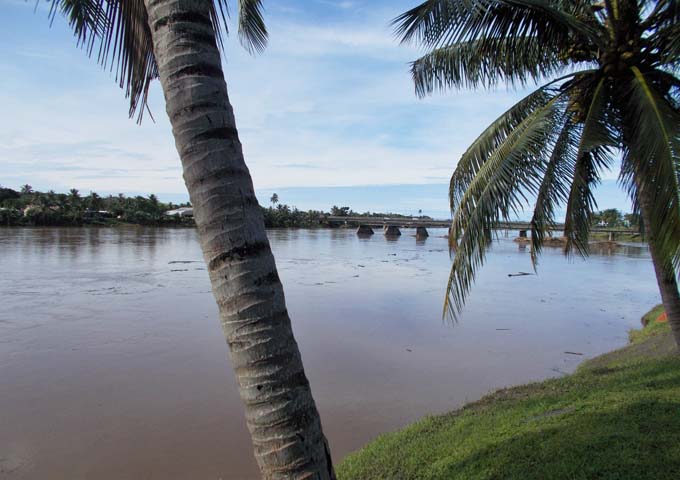 Sigatoka is located by the river of the same name.