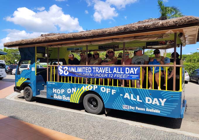 Bula Bus provides excellent connectivity across the island.