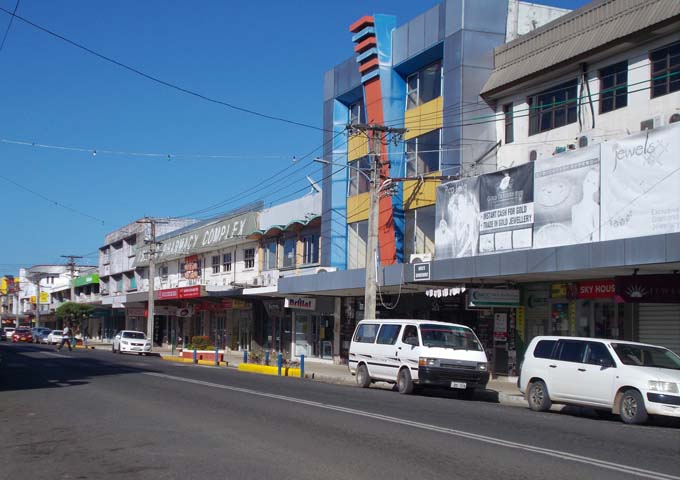 Downtown Nadi main street has most cafes and shops.