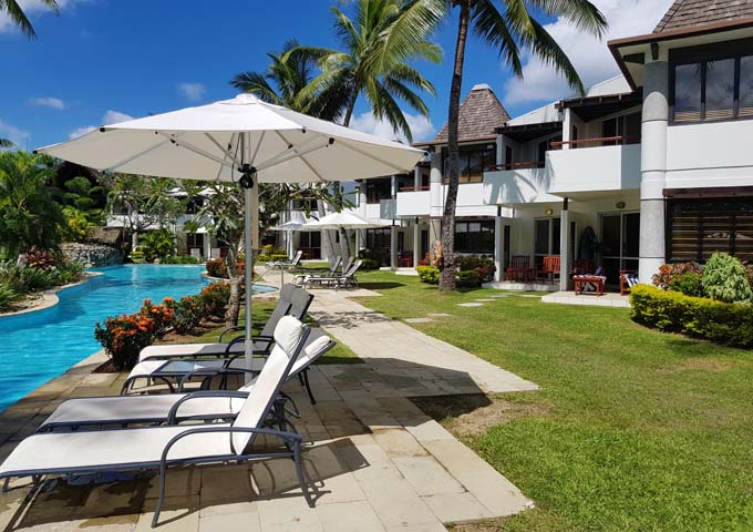 The Garden Villas are by the main pool.