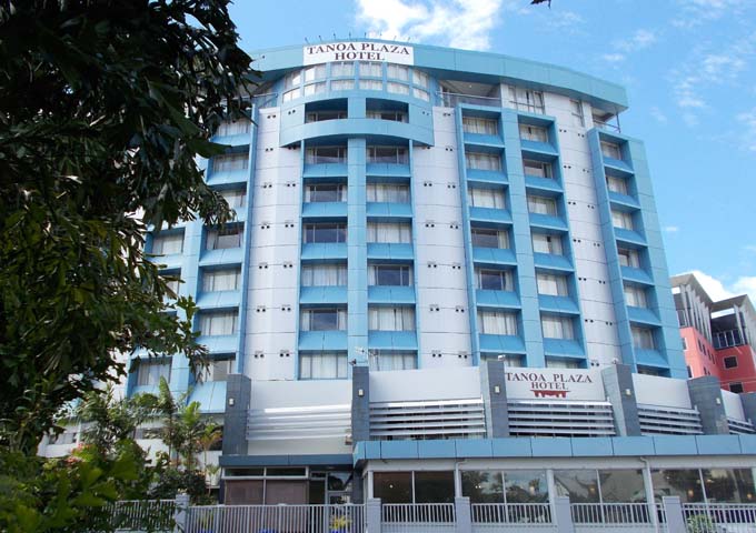 Hotel is located a block from Victoria Parade.