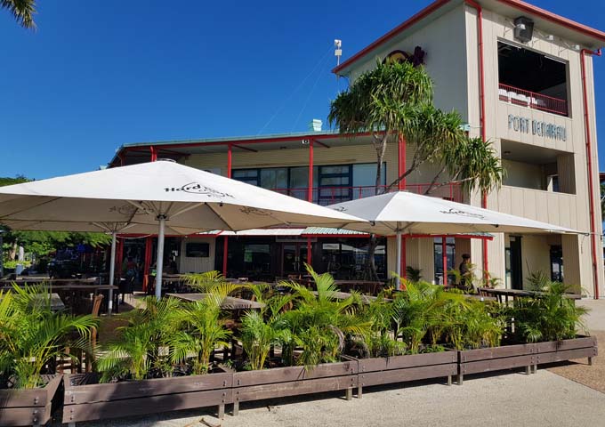Hard Rock Café is located at Port Denarau.