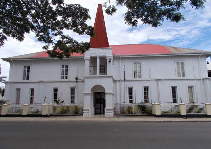 Capital city of Nuku’alofa has a lot of churches.