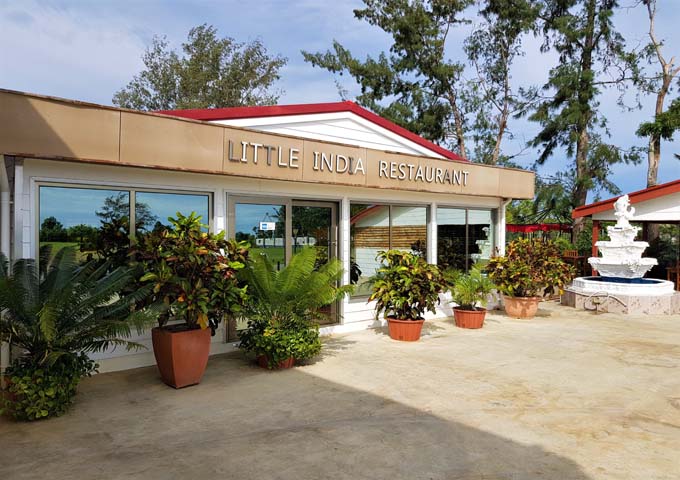 Little India restaurant is onsite.