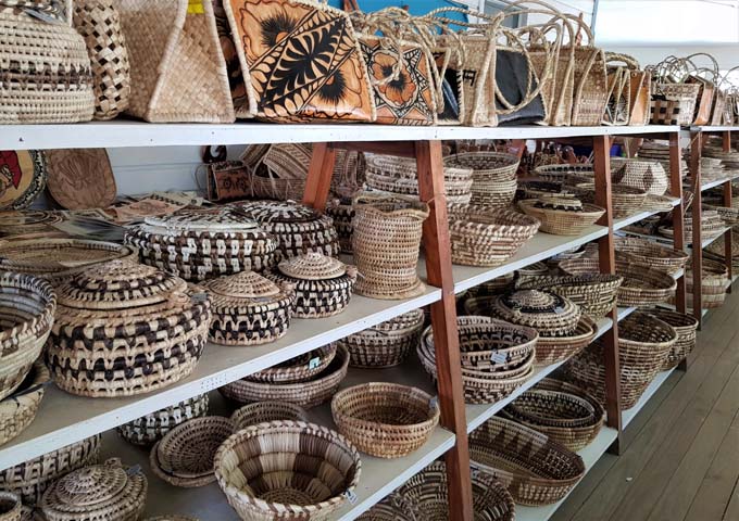 Langafonua Handicrafts Centre is popular for authentic souvenirs.