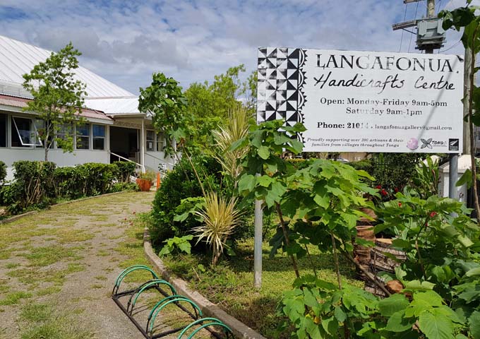 Langafonua Handicraft Centre is popular for souvenir shopping.