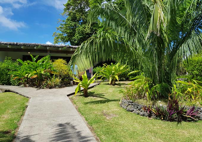 Villas are spaced out and private.