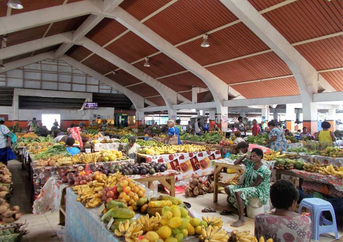 The produce market in the town centre is worth a visit.