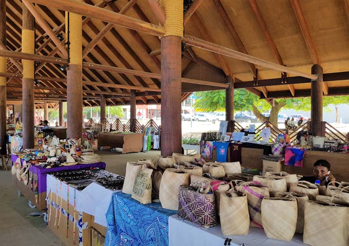 Port Vila offers good options for souvenir shopping.