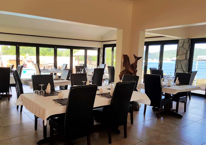 The Blue Marlin Club offers world-class dining within walking distance.
