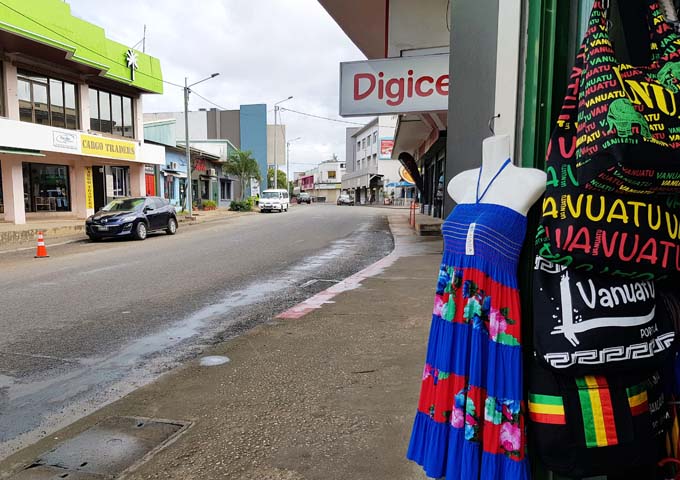 Port Vila has a decent choice of shops.