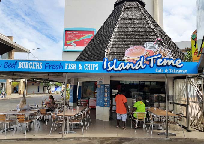 Port Vila has a lot of casual cafes.