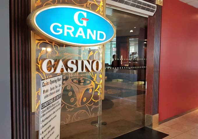 The casino in the hotel is a big attraction.