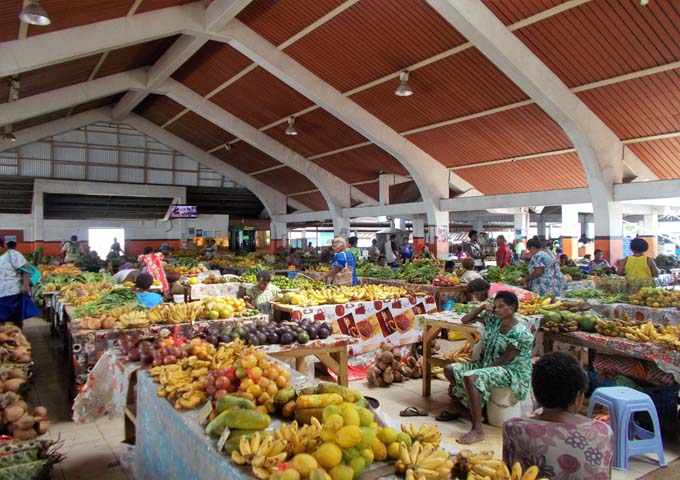 The produce market in the city center is a must-visit.