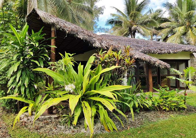 Most villas feature 1 bedroom and are secluded.