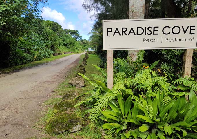 The resort is located on an isolated road on Pango Peninsula.