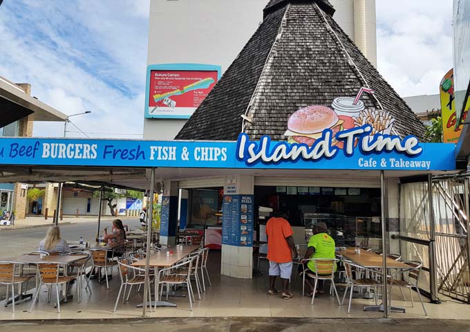 Port Vila has a lot of eateries.