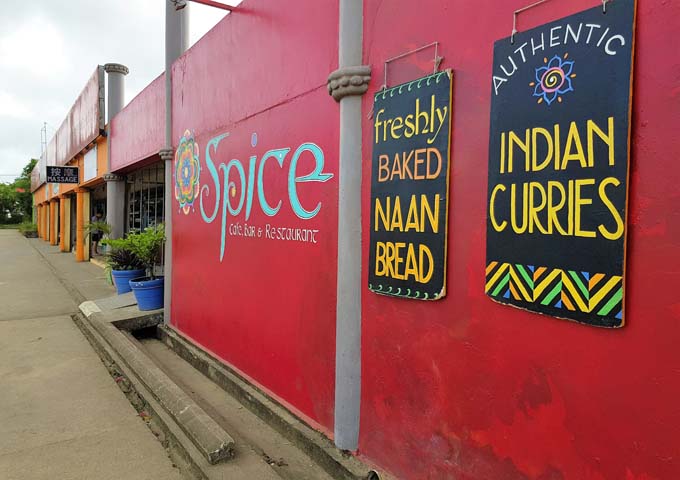 Spice Indian restaurant is within walking distance.