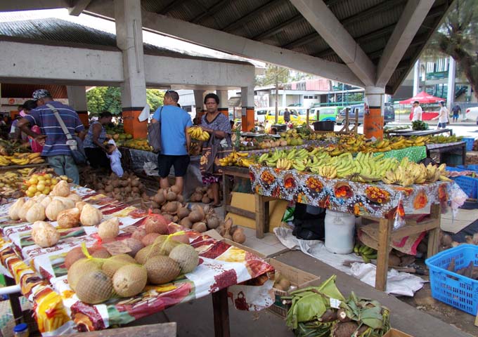 The produce market in Port Vila is worth a visit.