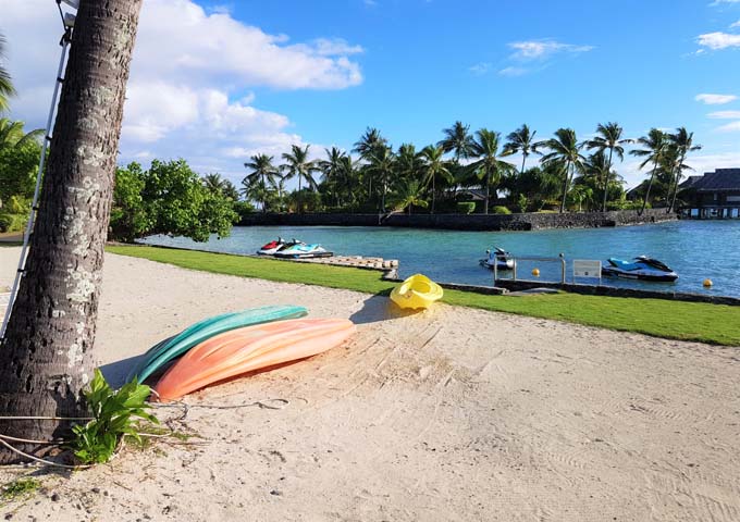The resort offers several water sports facilities.