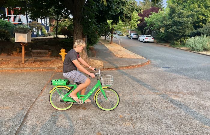 Seattle rental bikes for kids and families.
