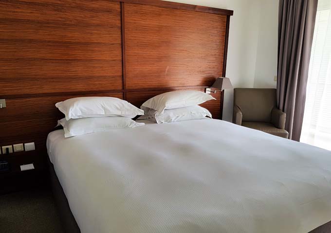 Suite bedrooms are bland and lack colour.
