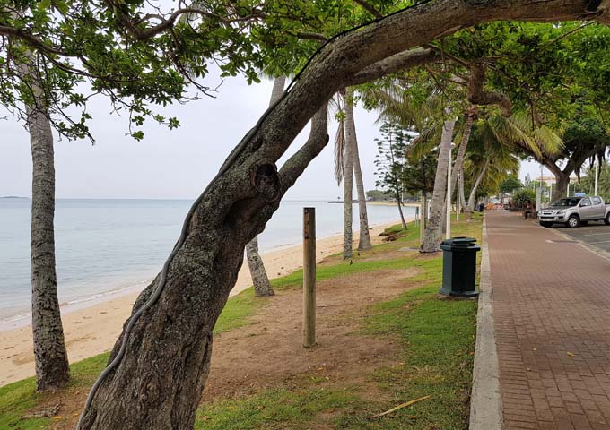 A seaside path connects the beaches of Baie des Citrons and Anse Vata.