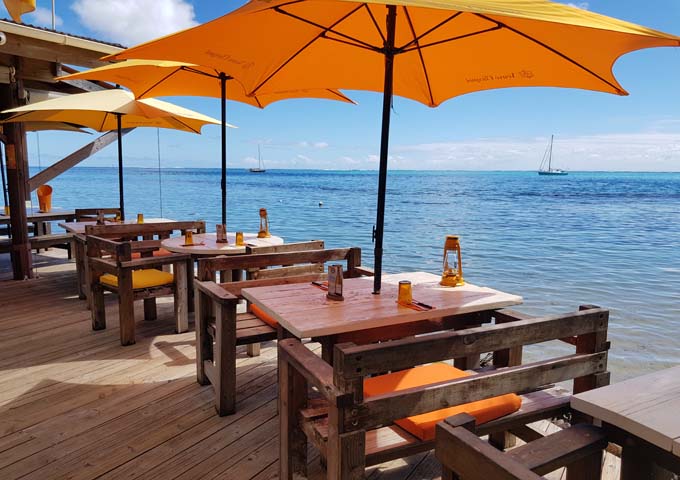 Moorea Beach Cafe offers great food and views.